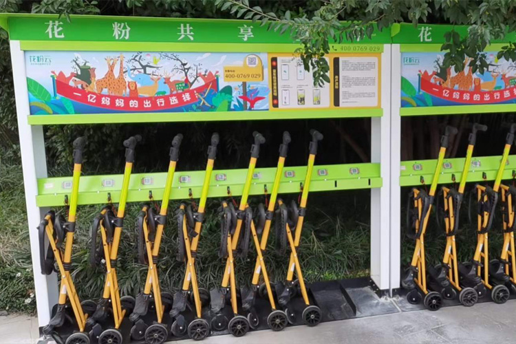 共享童車進駐山東聊城動物園