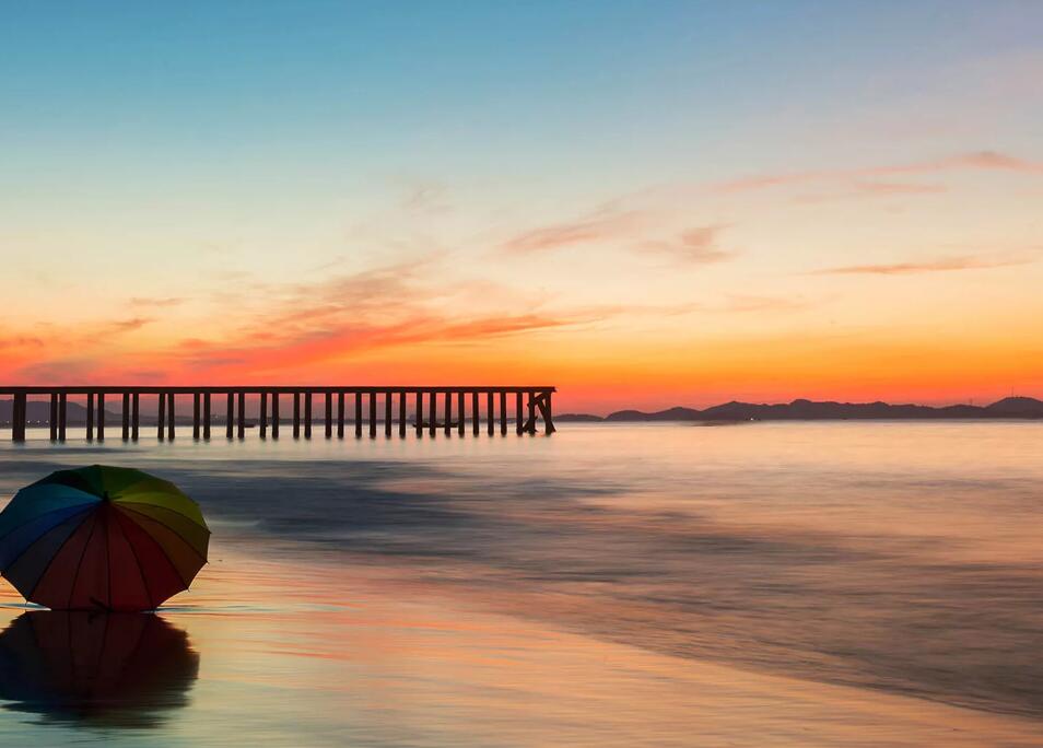 彩色雨傘|反向傘"