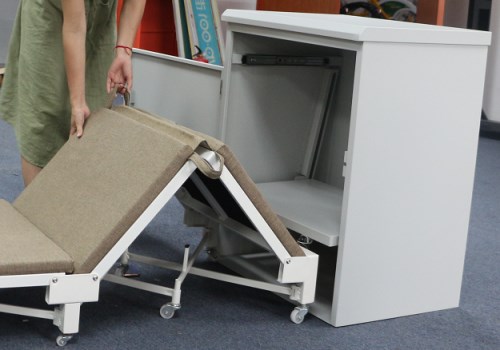 廣東法瑞納科技研發(fā)生產(chǎn)的共享陪護床,拉起陪護床"