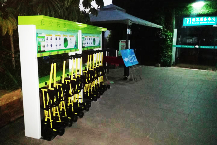 共享童車進(jìn)駐河源客天下醉蝶谷綠色莊園