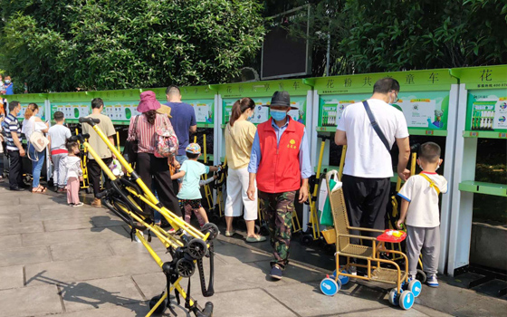 花粉共享童車兒童心目中的好推車！