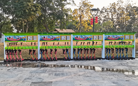 花粉共享童車進駐東莞客天下公園
