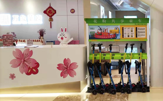 共享童車入駐廣西崇左萬象匯