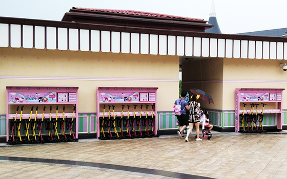 花粉共享童車亮相杭州Hello Kitty樂園