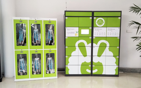 共享童車,共享嬰兒車,共享儲物柜入駐江蘇省千鶴湖公園