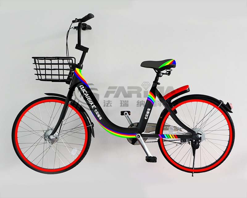 推出新一代共享單車、具有獨特的彩虹色
